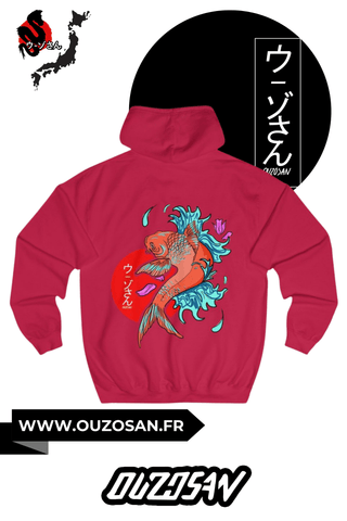 Hoodie Carpe Koï - OUZOSAN