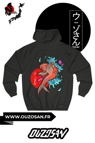 Hoodie Carpe Koï - OUZOSAN