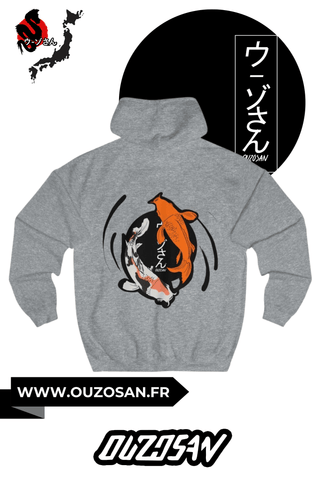 Hoodie Carpes Koï - OUZOSAN