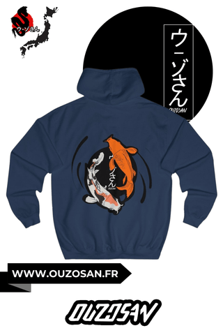 Hoodie Carpes Koï - OUZOSAN