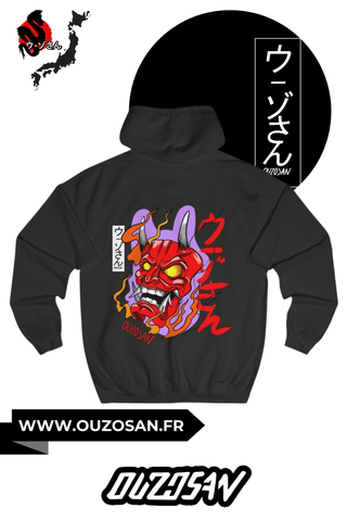 Hoodie Démon Oni - OUZOSAN