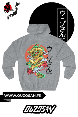 Hoodie Gold Dragon - OUZOSAN