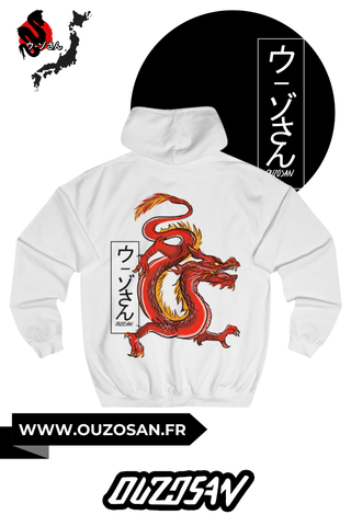 Hoodie Red Dragon - OUZOSAN