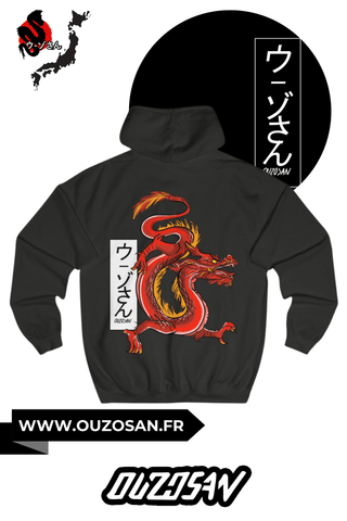 Hoodie Red Dragon - OUZOSAN