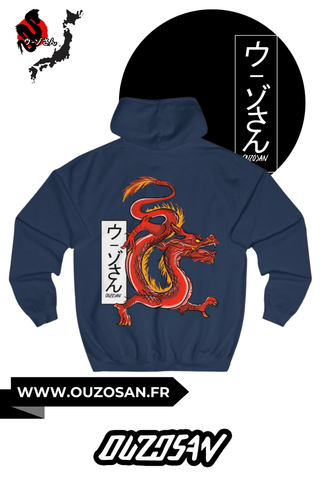 Hoodie Red Dragon - OUZOSAN