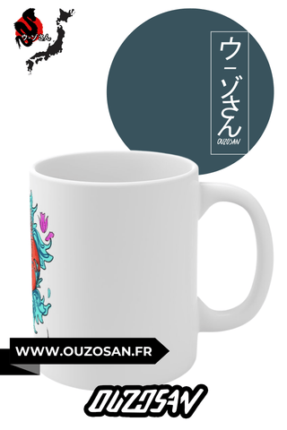 Mug en céramique Carpe Koï - OUZOSAN