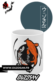 Mug en céramique Carpes Koï - OUZOSAN