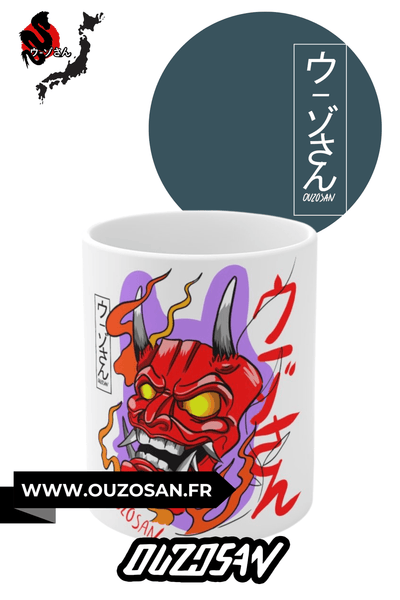 Mug en céramique Démon Oni - OUZOSAN