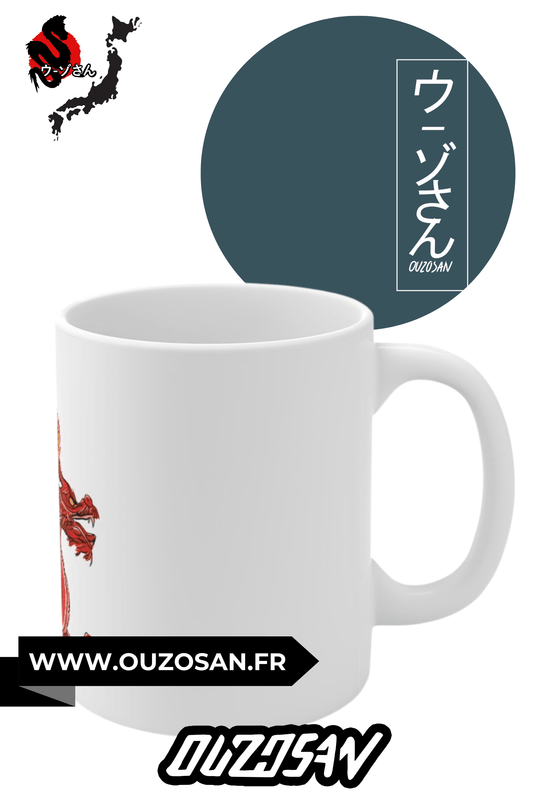 Mug en céramique Red Dragon - OUZOSAN