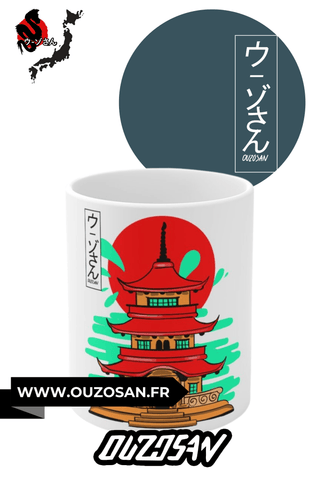 Mug en céramique Temple - OUZOSAN