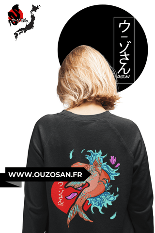 Sweatshirt Carpe Koï - OUZOSAN