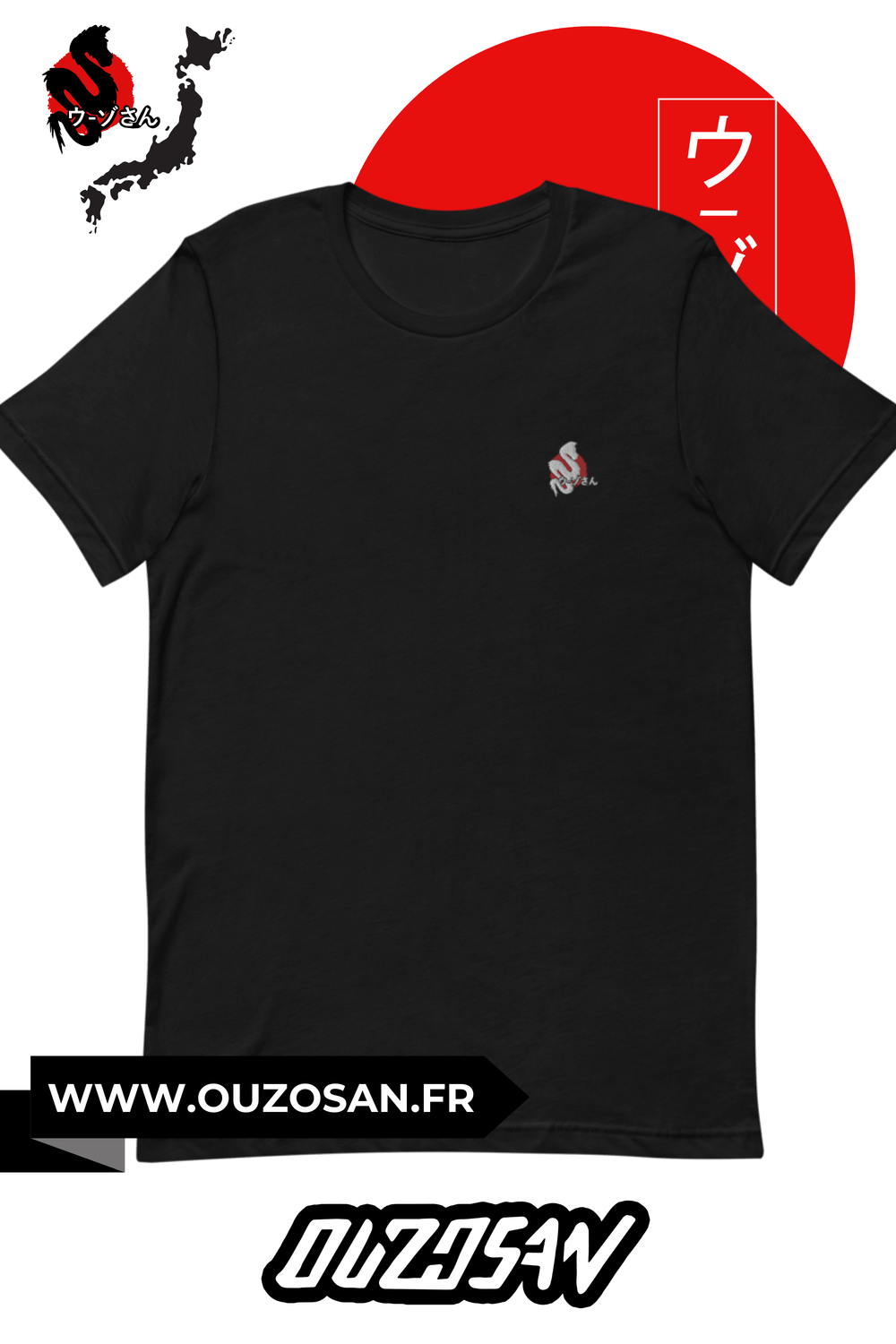 T-shirt Brodé OUZOSAN / ウーゾさん - OUZOSAN