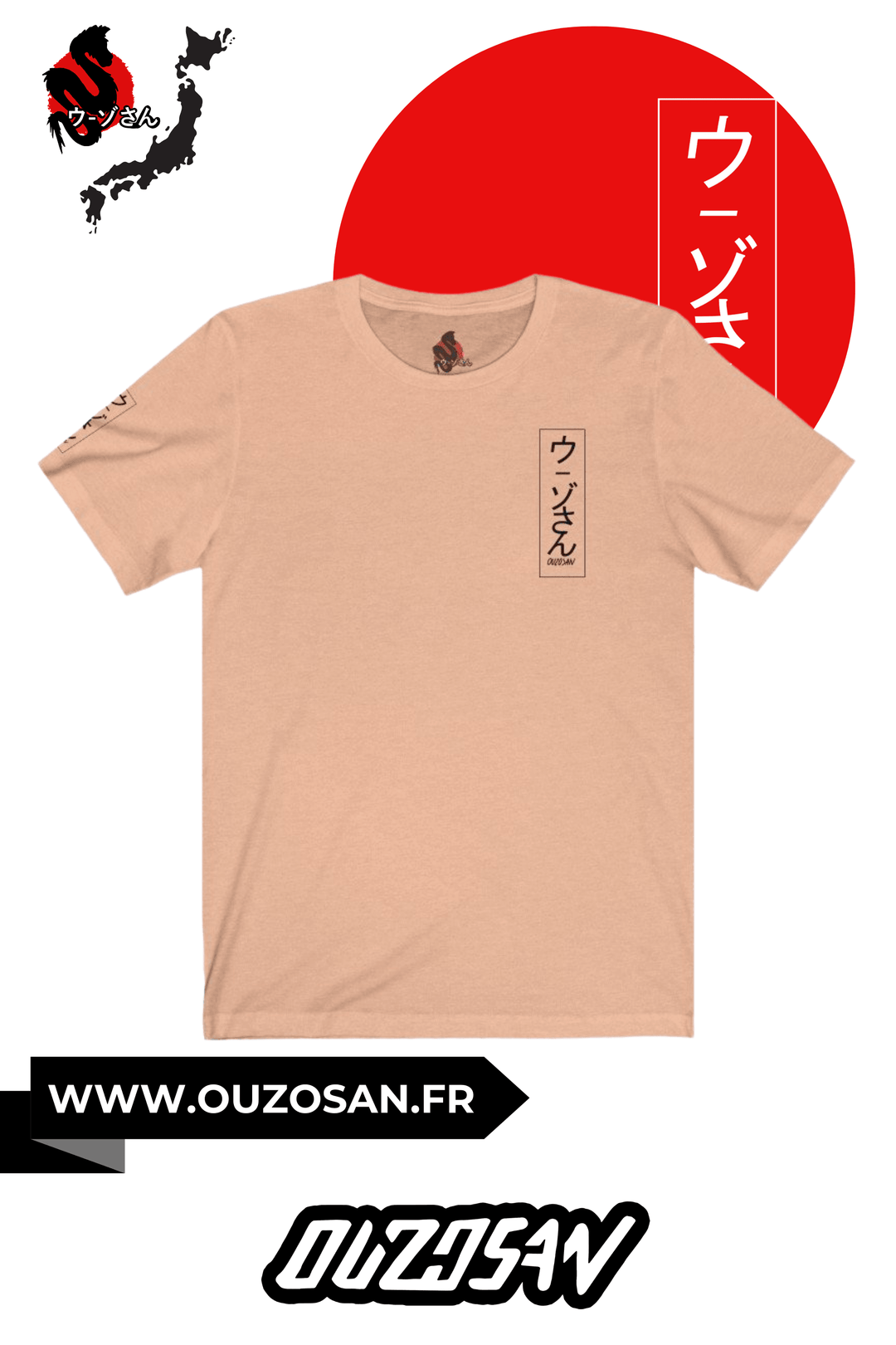T-Shirt Gold Dragon - OUZOSAN