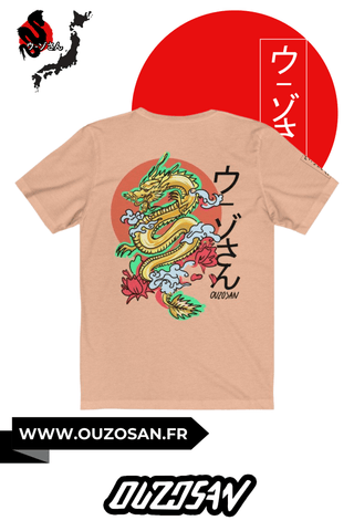 T-Shirt Gold Dragon - OUZOSAN