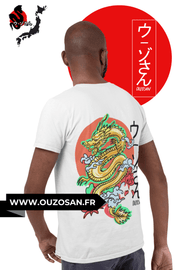 T-Shirt Gold Dragon - OUZOSAN