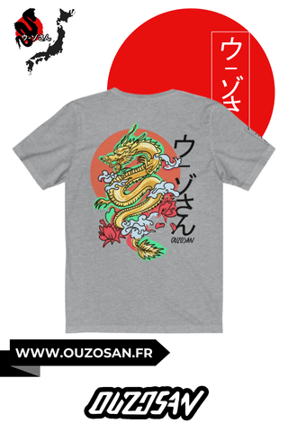T-Shirt Gold Dragon - OUZOSAN