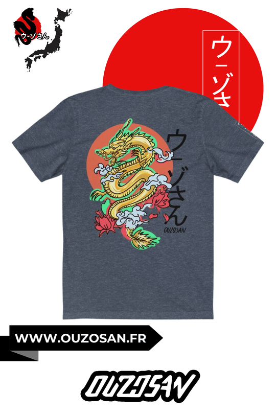 T-Shirt Gold Dragon - OUZOSAN