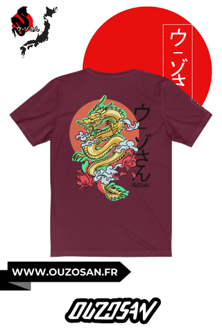 T-Shirt Gold Dragon - OUZOSAN