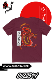 T-Shirt Red Dragon - OUZOSAN