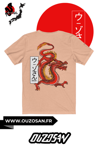 T-Shirt Red Dragon - OUZOSAN