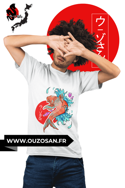 T-Shirt simple Carpe Koï - OUZOSAN