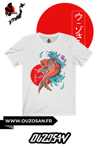 T-Shirt simple Carpe Koï - OUZOSAN