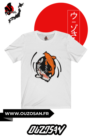 T-Shirt simple Carpes Koï - OUZOSAN