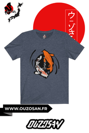 T-Shirt simple Carpes Koï - OUZOSAN