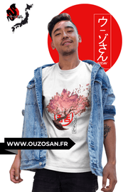 T-Shirt simple Cerisier - OUZOSAN
