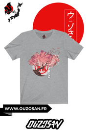 T-Shirt simple Cerisier - OUZOSAN