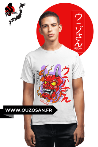 T-Shirt simple Démon Oni - OUZOSAN