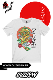 T-Shirt simple Gold Dragon - OUZOSAN